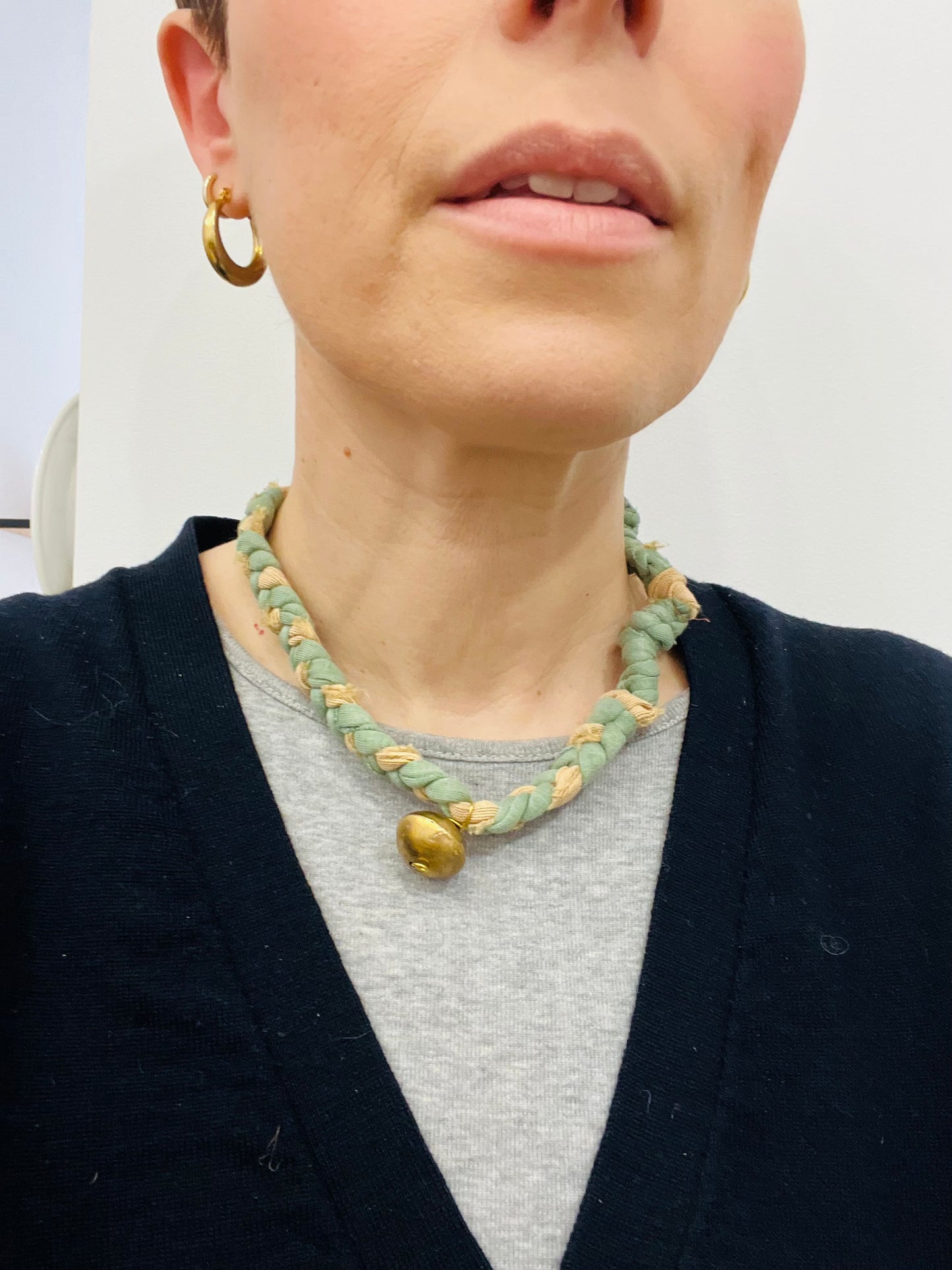 Collana in cotone
