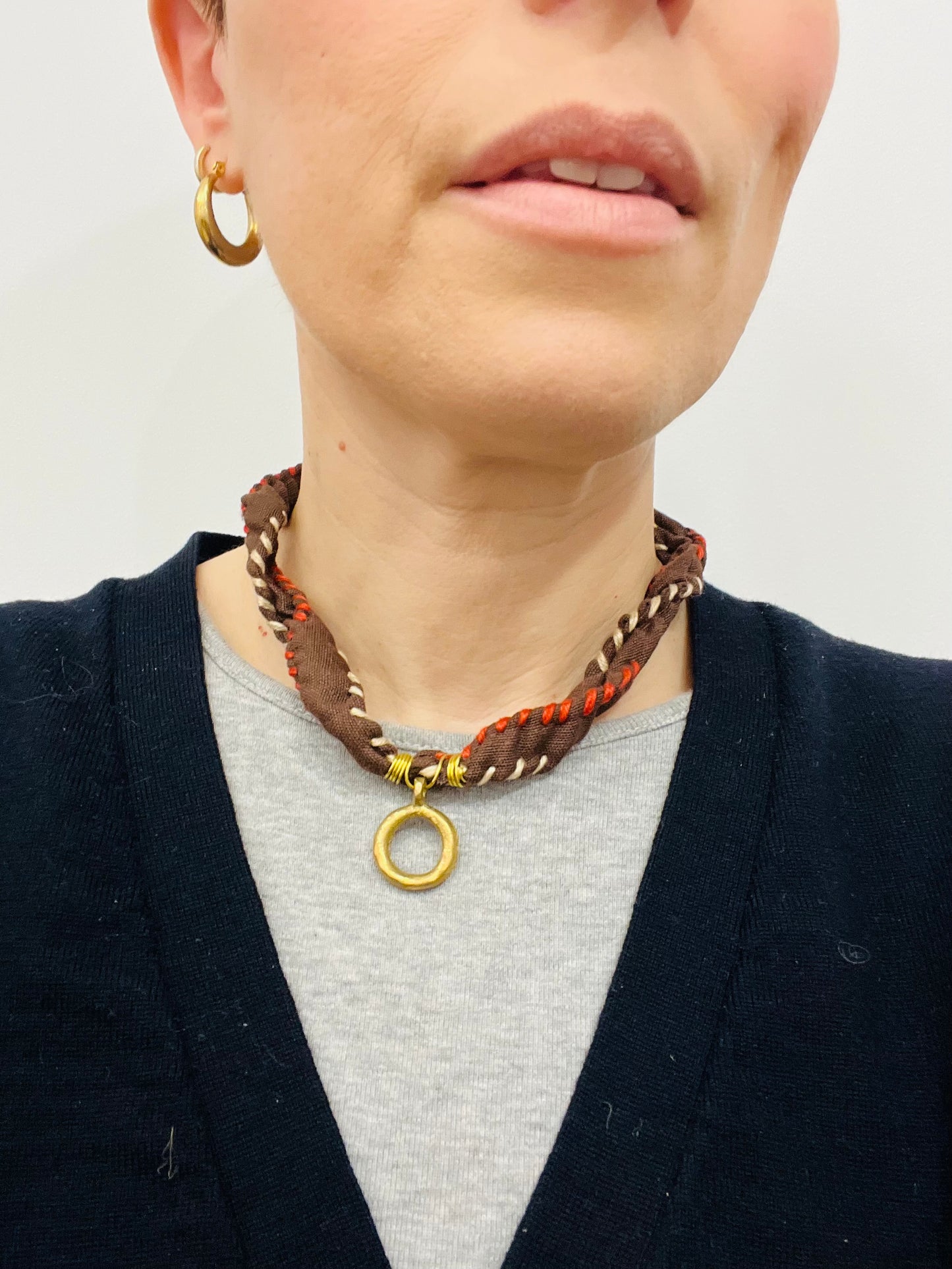 Collana in cotone