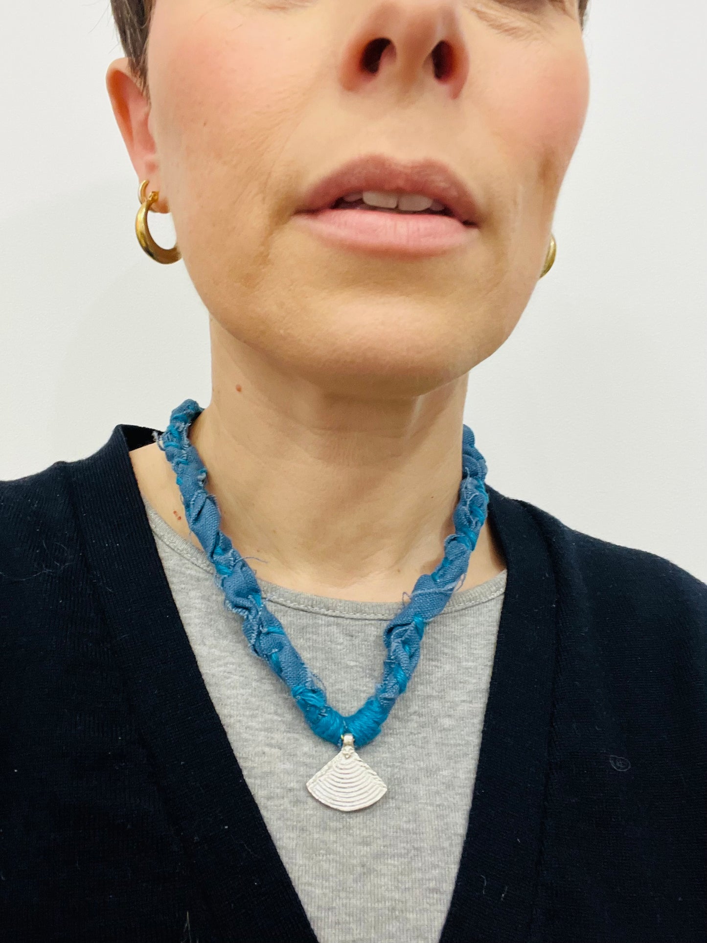 Collana in cotone