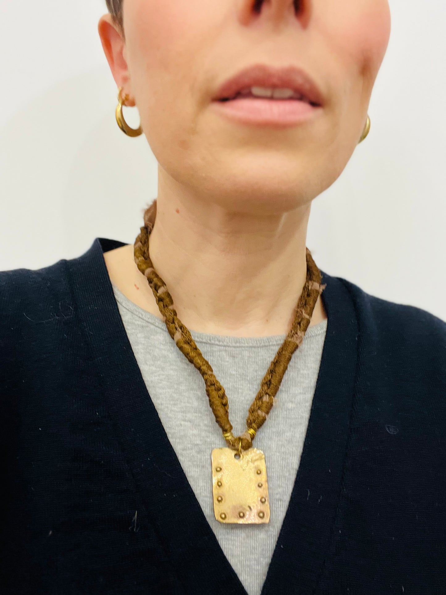Collana in cotone