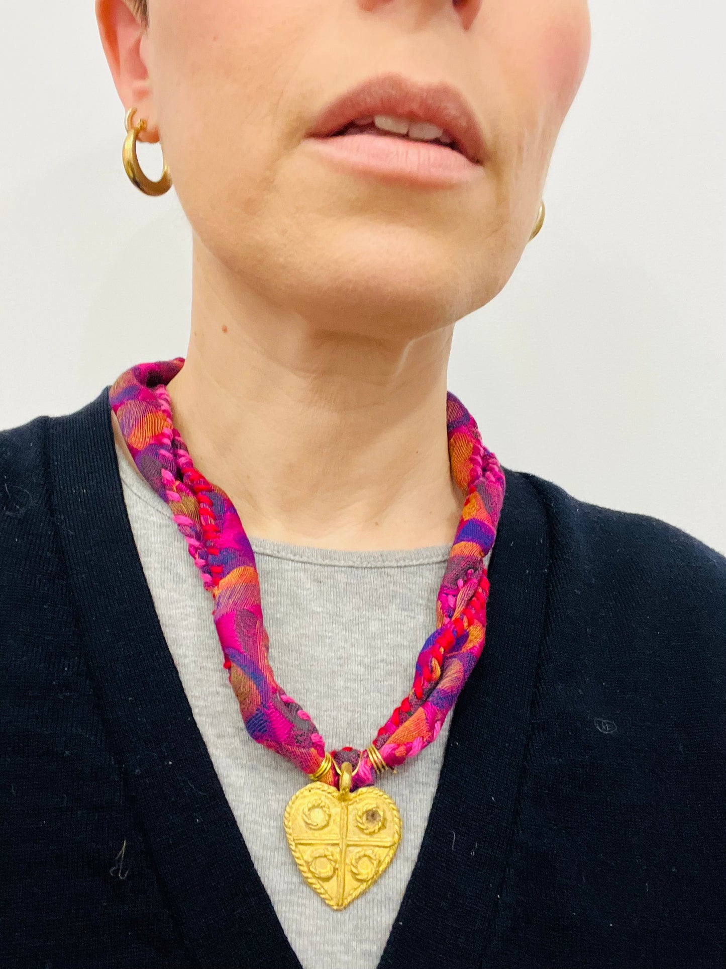 Collana in cotone