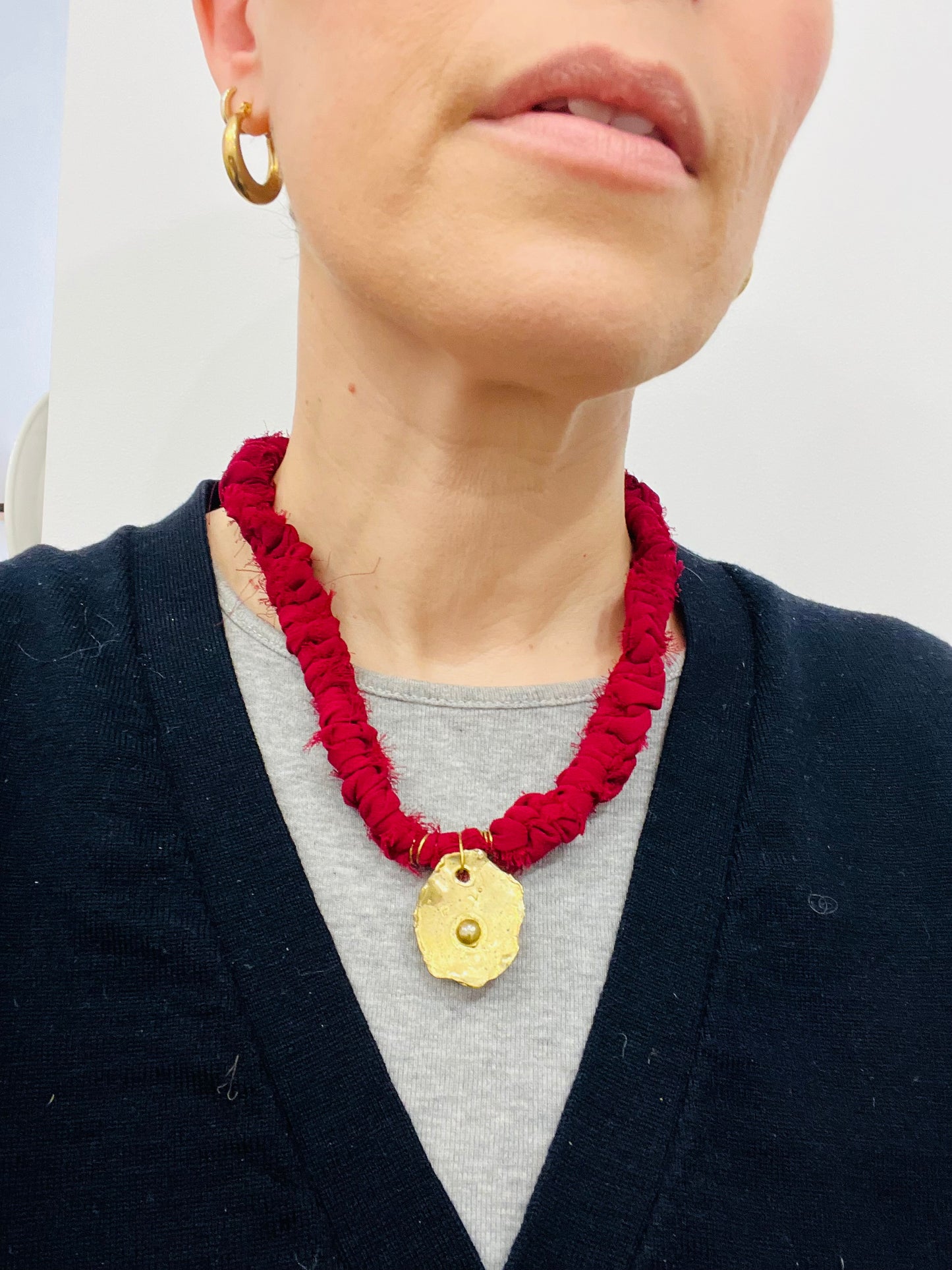 Collana in cotone