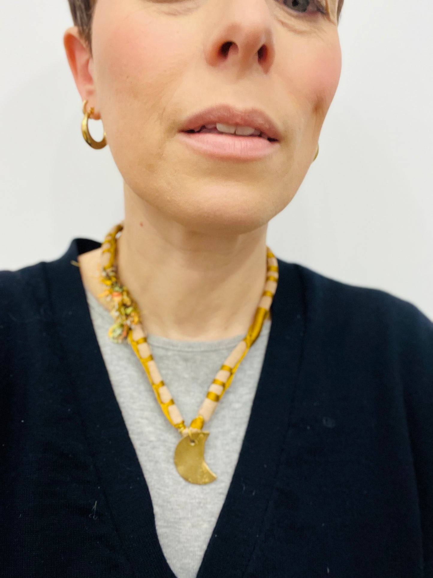 Collana in cotone