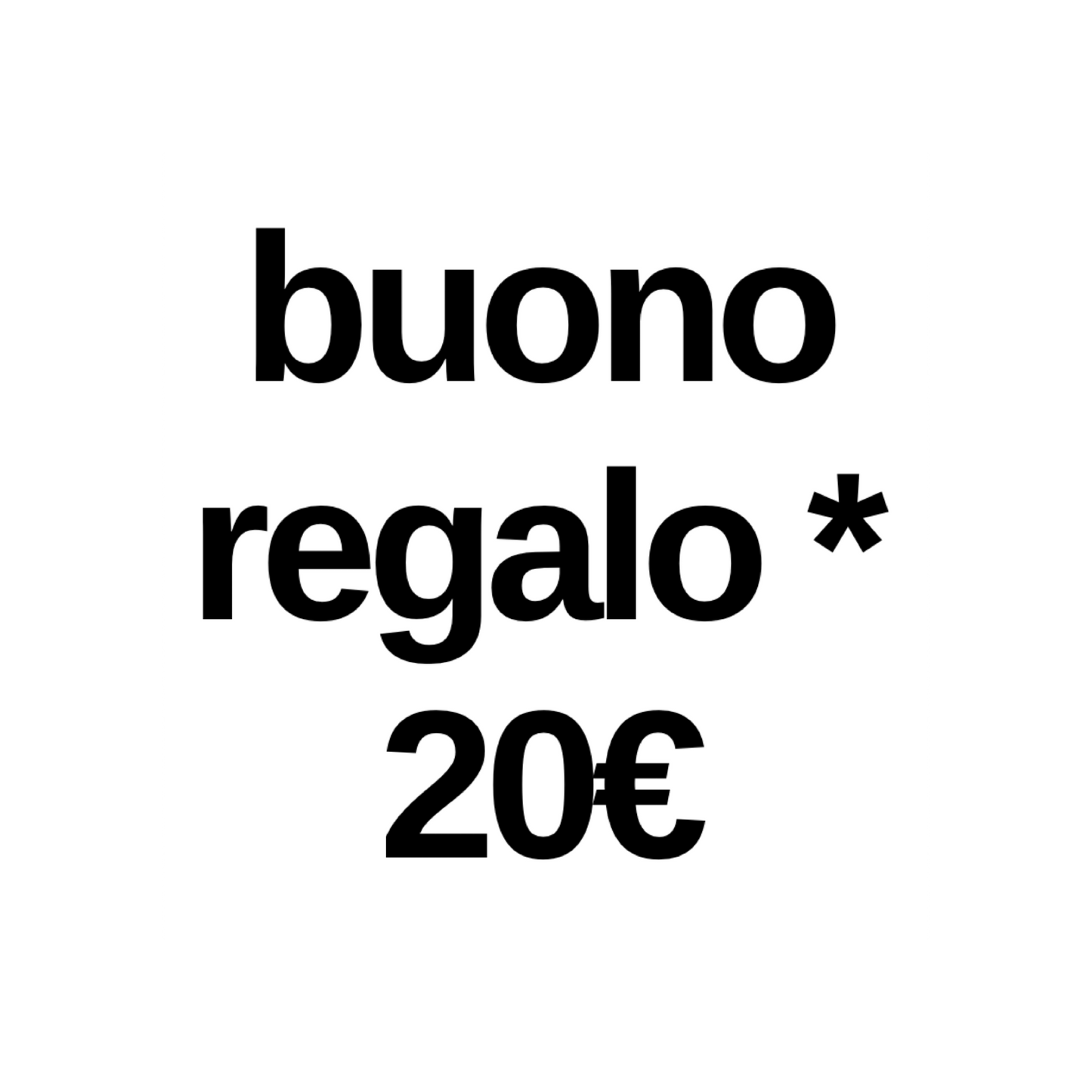 BUONO REGALO