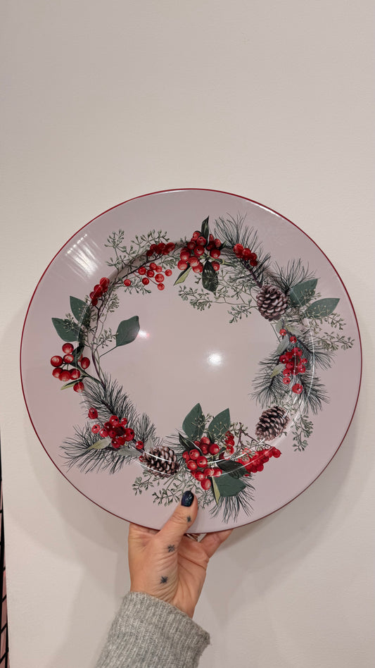 Piatto panettone in latta